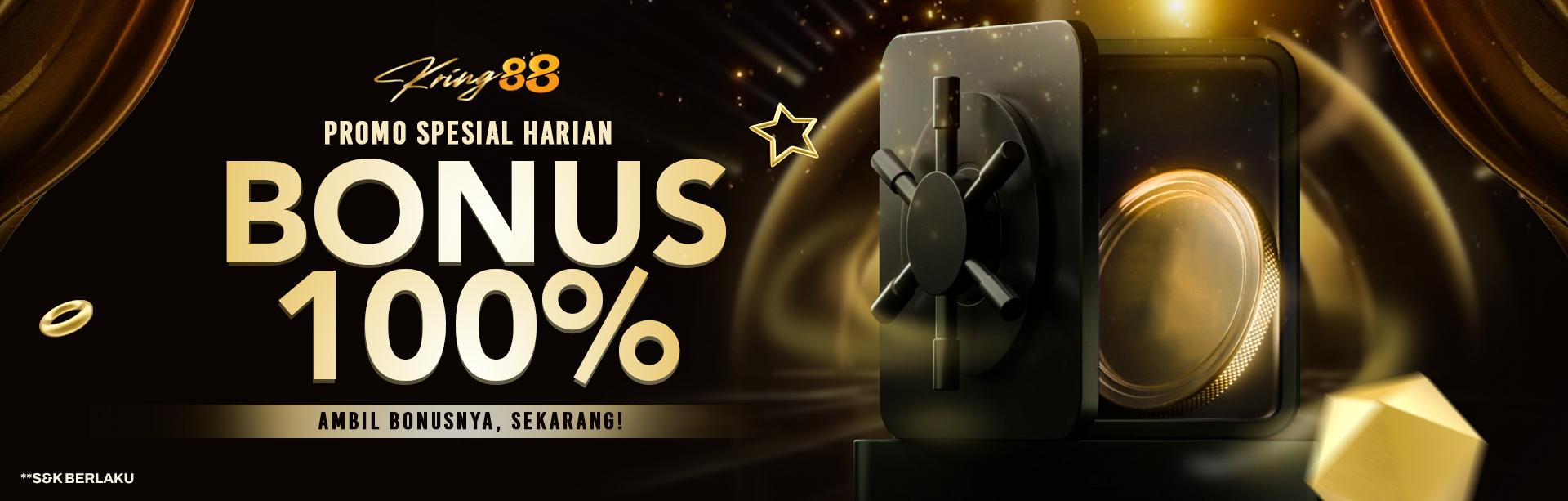 PROMO BONUS HARIAN SLOT 100%